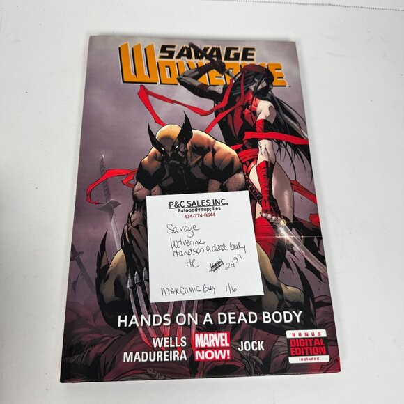 Savage Wolverine Hands on a Dead Body Vol 2 Superheroes Marvel Enterprises HC - Picture 8 of 8